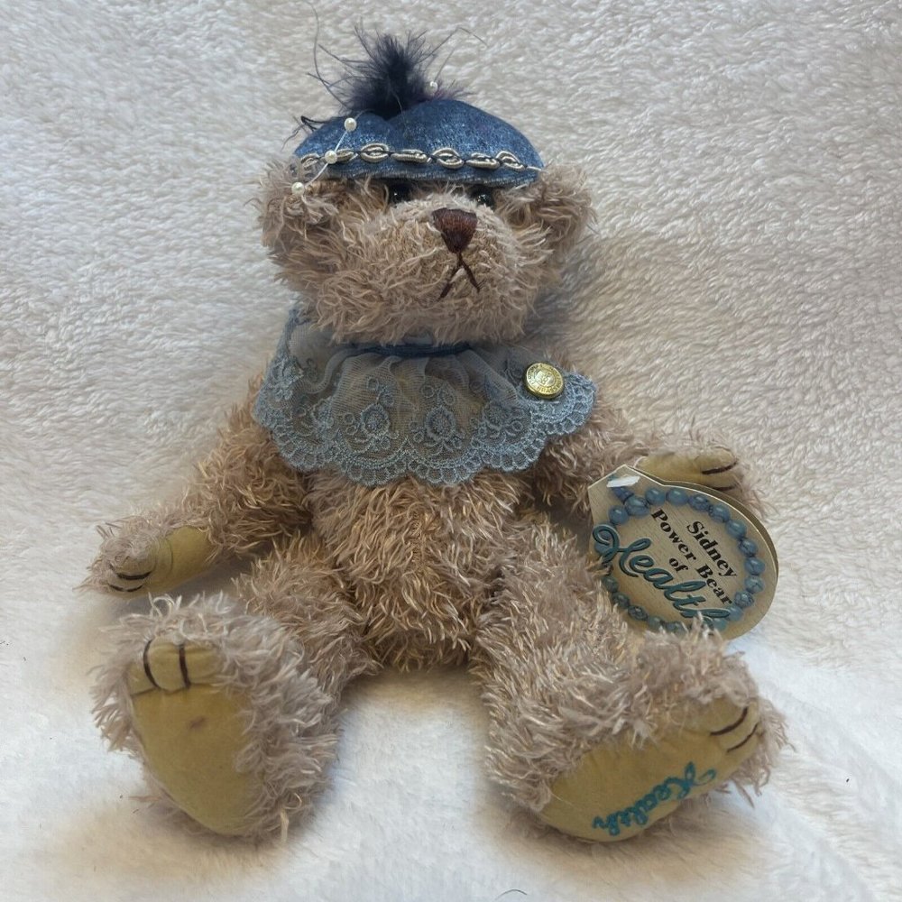 NWT PICKFORD BEARS Sidney BRASS‎ BUTTON Power Bear Of Health